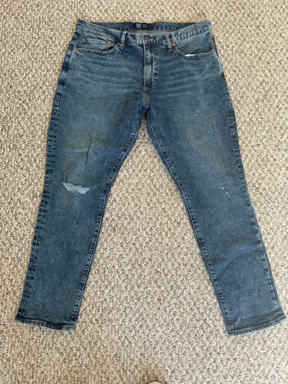 GAP Men's Medium Blue Slim Straight Jeans